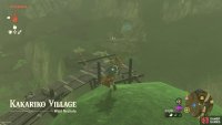 Fly over to the dispenser from the shrine
