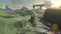 You can see the structure that normally houses a shrine