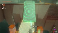 but you will use a second slab to crate a ramp to the next ledge.