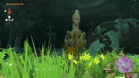 Follow the Gerudo statues in the Depths to lead the way to the abandoned mine.