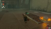 Launch the ball over the cage to open the door on the other side