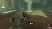There is a bow and some arrows to the side, in case you don’t have any on you.