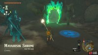You will find the Mayahisik Shrine inside that cave.