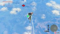 You&rsquo;re aiming for this island after launching from the Gerudo Canyon Skyview Tower.
