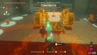 Inside the central structure is a vehicle and plenty of Zonai weapons.
