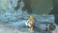 There is a hidden cave behind the main waterfall of Zora’s Domain.