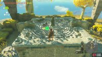 You will find a floating platform with two Rockets on it there.