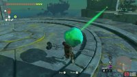 Carry the crystal to the central island, so you can turn it the island once more.