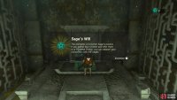 You should now open the gate leading to the chest and your prize