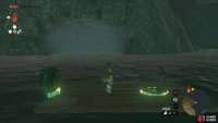 The cave entrance is in the side of the mountain