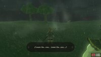 Approach the plains and you’ll hear the eerie voice…is it Zelda?