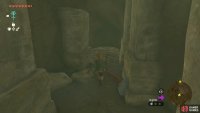to reach a chamber lined with pillars.