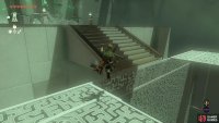 Jump a gap to each the stairs leading to the shrine’s exit.