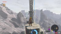 use your Recall power to rewind time and send the flying rock back into the sky - with Link on top of it,