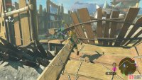 Quickly jump between the spikes and a wooden wall,