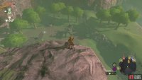 Ascend out of the well and head south from the tower to find some cliffs,