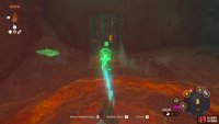 Enter the cave and weigh down a pressure plate to free Elmerson.