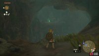 Descend into the cave to reach a chamber, where you’ll find the Taki-ihaban Shrine across a chamber.