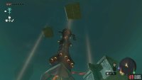 Search the skies near the tower to find some Zonai floating platforms.
