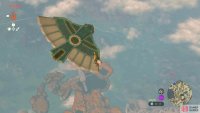 Standing on the wing will cause the glider to bank towards your bodyweight.