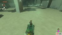 and you’ll get a powered vehicle that you can steer across quicksand and over water.