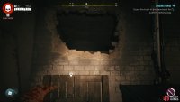 Climb the pallets to reach the room where Luther’s bag can be found.