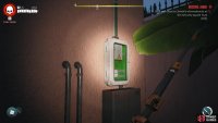 The green maglock electrical unit can be found on the side of the hut here.