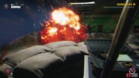 Use the explosives to clear out as many zombies as possible