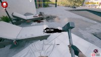 Dave’s phone is beside the sun bed against his pool.