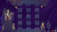 The correct path for you to take on the second set of platforms.