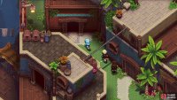 After taking the stairs, continue north to this building, which is where the minigame is located.