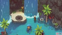 There is a chest hidden behind this waterfall, right at the beginning.