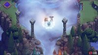 You can re-enter the Trials by interacting with this swirl of clouds.