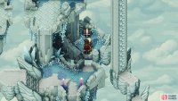 The chest on the right path is right before dropping down.