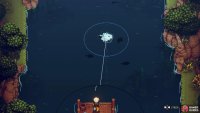 You want to land your line so the fish is within range of the ripple.