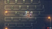 Use the Mistral Bracelet to move the broken gravestone, revealing a ladder.