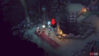 Jump down this ledge right next to the previous chest to land on the higher ledge inside the mausoleum.