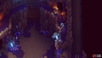 The first chest is after your first battle with the Luslugs.