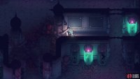 There is a hidden Sapphire Ore at this spot, inside the building.