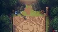 There is a chest on the left side, after the puzzle, that contains a Rainbow Conch.