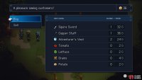 The merchant at Sunglow Lake will be selling some new weapons.