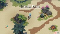When you first enter the Jungle Path, go west to the water