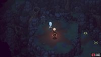 After defeating him, check the grave for the Shed Key.