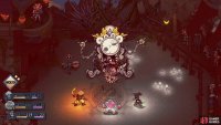 The boss will munch on some gears to heal itself.