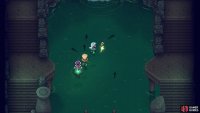 The glowing fish just needs you to jump into the water and grab it.