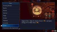 The Priest can send energy to your other Hero, as well as heal your Crown.