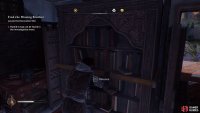 Move the shelf inside the place to gain access to the second floor.