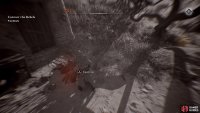 Use your Eagle Vision to highlight clues, like this corpse down the first flight of stairs.