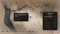 It is found towards the southwestern corner of the map.