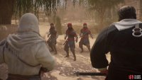 Unfortunately, some soldiers appear to stop the Monk.